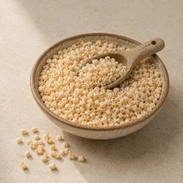 Puffed millet snacks