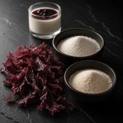 Carrageenan and alginate