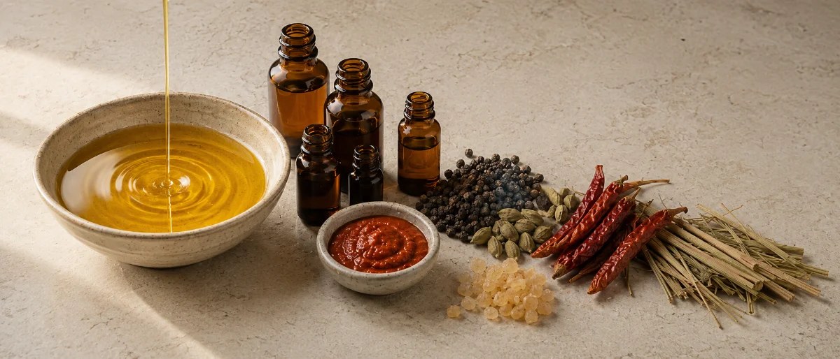 Oils, distillation and botanicals